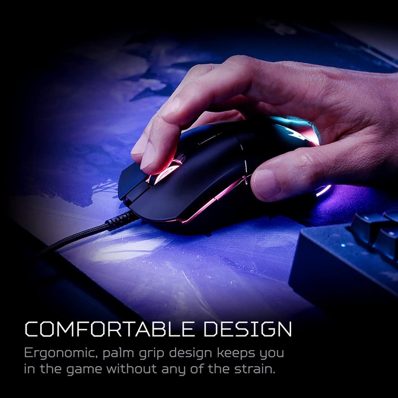 Acer Predator Cestus 330 Gaming Mouse: 16000 On-The-Fly DPI - RGB Lighting - 7 - Black Acer Predator Cestus 330 Gaming Mouse: 16000 On-The-Fly DPI - RGB Lighting - 7 - Black