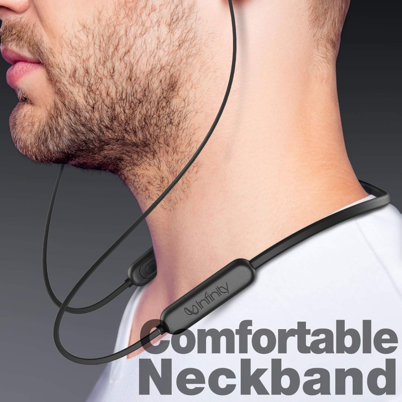 Infinity Glide N100 Bluetooth Wireless in Ear Earphones with Mic (Black) Infinity Glide N100 Bluetooth Wireless in Ear Earphones with Mic (Black)