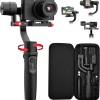 All in 1 3-Axis Gimbal Stabilizer for Compact Camera Action Camera and Smartphone, Compatible All in 1 3-Axis Gimbal Stabilizer for Compact Camera Action Camera and Smartphone, Compatible