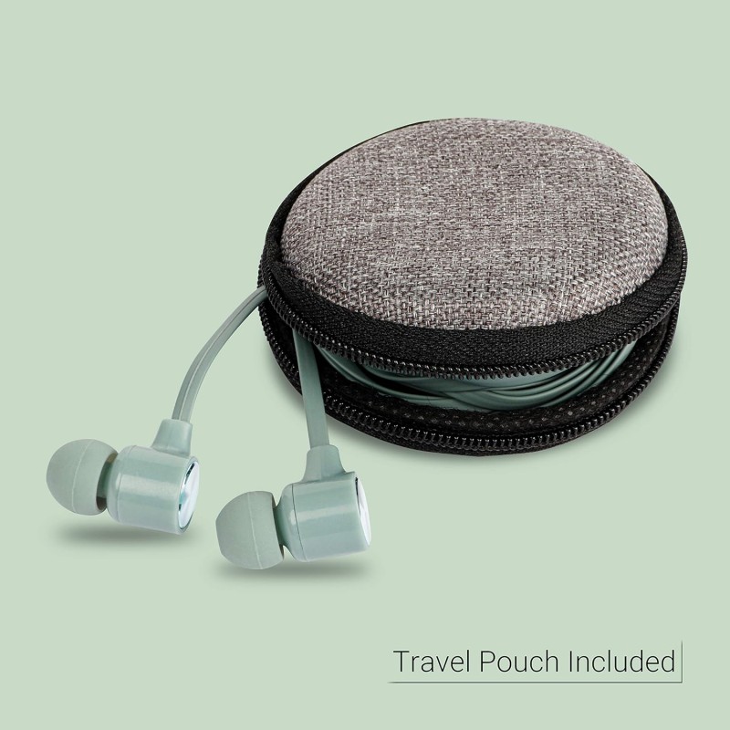 Zebronics Zeb-Protect Wired Earphone with Call Function(Green) Zebronics Zeb-Protect Wired Earphone with Call Function(Green)