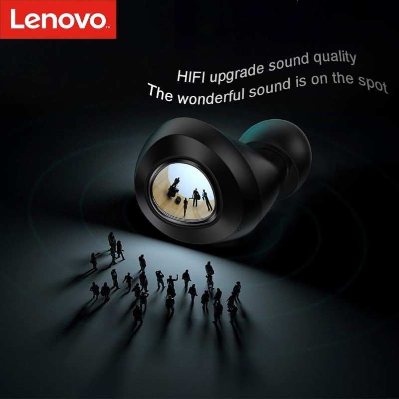 Lenovo HT10 True Wireless Earbuds Earphones Headphones (Bluetooth V5.0) (Black) Lenovo HT10 True Wireless Earbuds Earphones Headphones (Bluetooth V5.0) (Black)