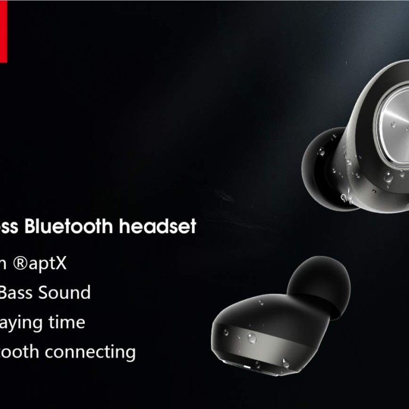 Lenovo HT10 True Wireless Earbuds Earphones Headphones (Bluetooth V5.0) (Black) Lenovo HT10 True Wireless Earbuds Earphones Headphones (Bluetooth V5.0) (Black)