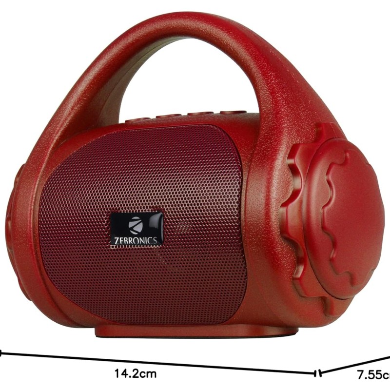 Zebronics ZEB-COUNTY 3W Wireless Bluetooth Portable Speaker With Supporting Carry Handle Zebronics ZEB-COUNTY 3W Wireless Bluetooth Portable Speaker With Supporting Carry Handle