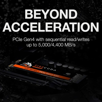 Seagate Firecuda 520 SSD 2TB up to 5000 MB/s Seagate Firecuda 520 SSD 2TB up to 5000 MB/s