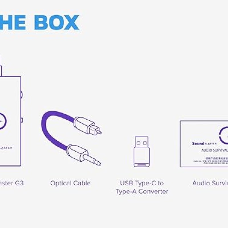 Creative Sound Blaster G3 USB-C External Gaming USB DAC and Amp Creative Sound Blaster G3 USB-C External Gaming USB DAC and Amp