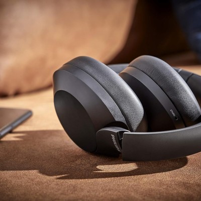 Philips Audio Performance PH805BK Wireless Over the Ear Headphone with Mic (Black)