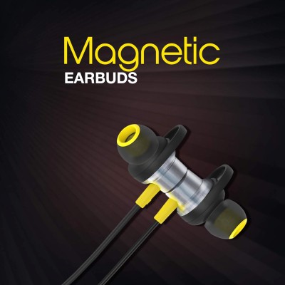 Infinity - JBL Glide 120, in Ear Wireless Earphones with Mic, Deep Bass - (Black & Yellow)