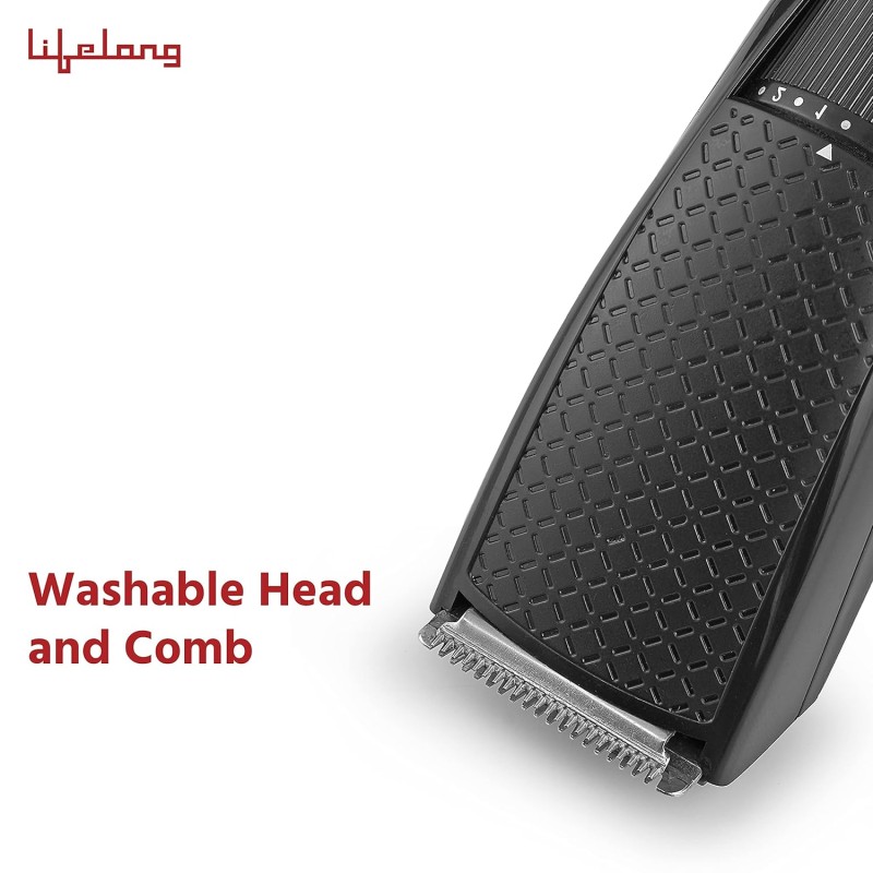 Lifelong Trimmer- 45 Minutes Runtime; 20 Length Settings | Cordless, Rechargeable Trimmer (LLPCM13, Black) Lifelong Trimmer- 45 Minutes Runtime; 20 Length Settings | Cordless, Rechargeable Trimmer (LLPCM13, Black)