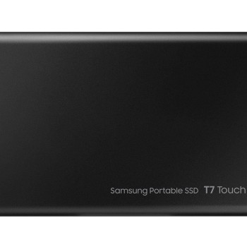 Samsung T7 Touch 2TB Up to 1,050MB/s USB 3.2 Gen 2 (10Gbps, Type-C) External Solid State Drive (Portable SSD) Black (MU-PC2T0K)