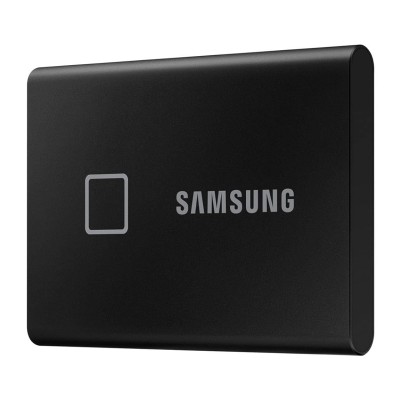 Samsung T7 Touch 2TB Up to 1,050MB/s USB 3.2 Gen 2 (10Gbps, Type-C) External Solid State Drive (Portable SSD) Black (MU-PC2T0K)