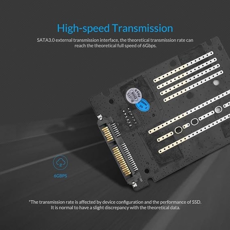 ORICO M.2 NGFF SSD Enclosure MSATA to SATA SSD Convertor for Both MSATA and M.2 B-Key SSD (Silver) Visit the ORICO Store ORICO M.2 NGFF SSD Enclosure MSATA to SATA SSD Convertor for Both MSATA and M.2 B-Key SSD (Silver) Visit the ORICO Store