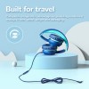 Wired Headphones with Mic - iClever Kids Headphones Foldable Stereo Tangle-Free 3.5mm-Blue Wired Headphones with Mic - iClever Kids Headphones Foldable Stereo Tangle-Free 3.5mm-Blue