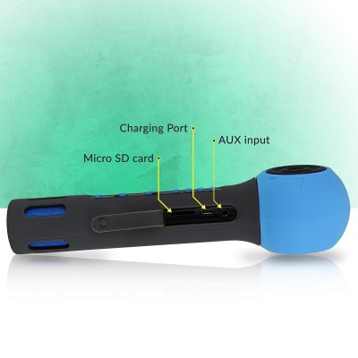 ZEBRONICS -Fun 3 W Bluetooth Speaker, Supporting mSD Card, AUX, Media Control and Mic (Blue) ZEBRONICS -Fun 3 W Bluetooth Speaker, Supporting mSD Card, AUX, Media Control and Mic (Blue)