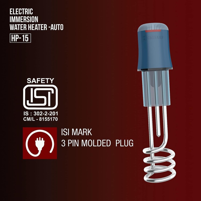 Havells Immersion heater HP15 Auto 1500 Watt (Blue) Havells Immersion heater HP15 Auto 1500 Watt (Blue)