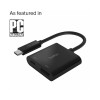 Belkin USB-C to HDMI Adapter + Charge - Black Belkin USB-C to HDMI Adapter + Charge - Black