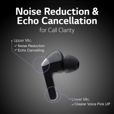 LG TONE Free HBS-FN6 Truly Wireless Bluetooth In Ear Earbuds with Mic (Black) LG TONE Free HBS-FN6 Truly Wireless Bluetooth In Ear Earbuds with Mic (Black)