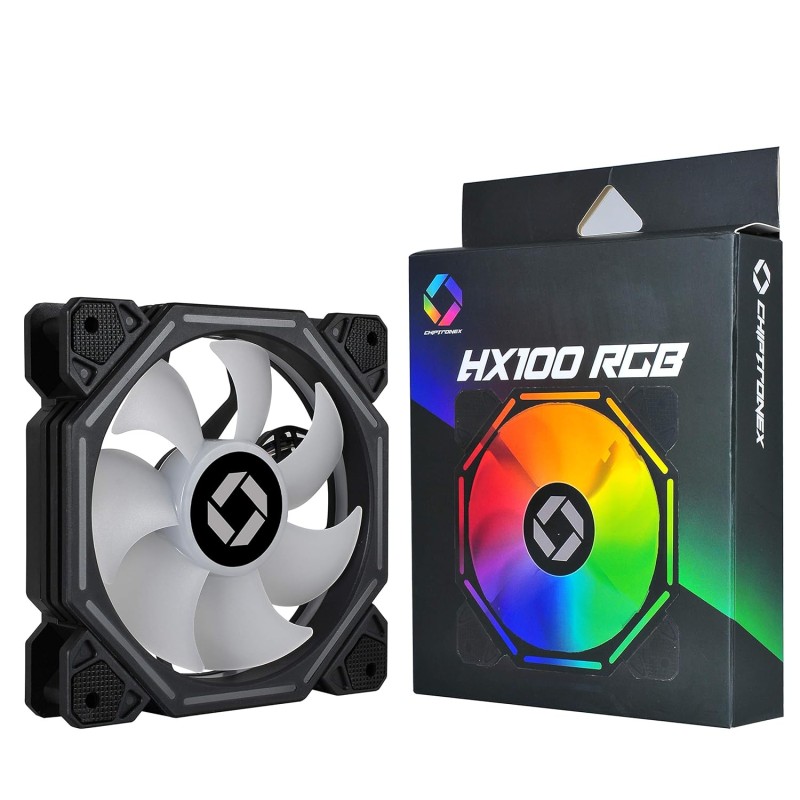 CHIPTRONEX HX100 RGB Auto RGB Fan CHIPTRONEX HX100 RGB Auto RGB Fan