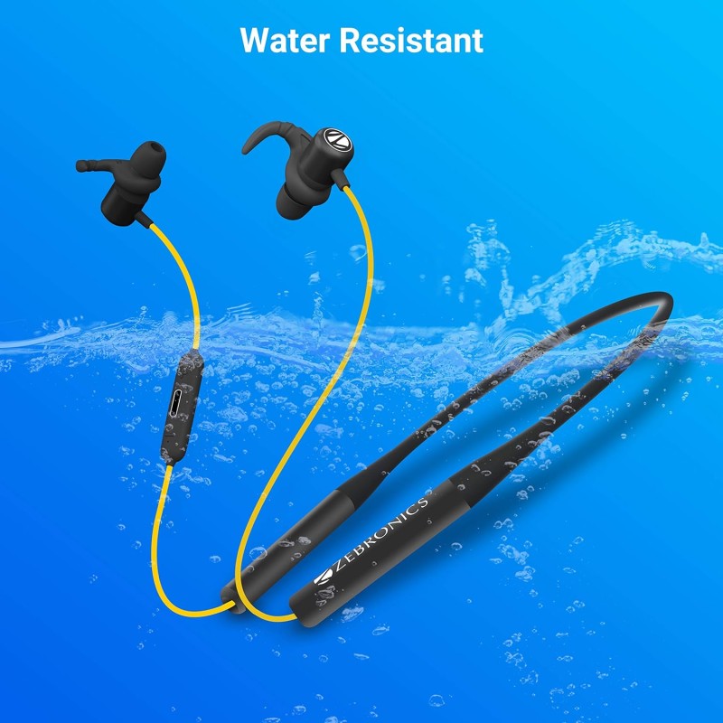 Zebronics ZEB-YOGA Wireless Bluetooth Supporting Earphone - (Black) Zebronics ZEB-YOGA Wireless Bluetooth Supporting Earphone - (Black)