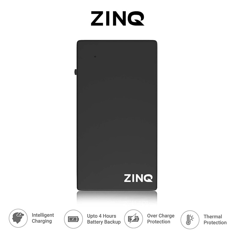 ZINQ Mini UPS for 12V Routers, High Power Fiber Routers, Broadband Modems (Black) ZINQ Mini UPS for 12V Routers, High Power Fiber Routers, Broadband Modems (Black)