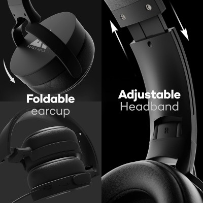 Boult Audio Bass Buds Q2 Lightweight Stereo Wired Over Ear Headphones Set with Mic with Deep Bass Boult Audio Bass Buds Q2 Lightweight Stereo Wired Over Ear Headphones Set with Mic with Deep Bass