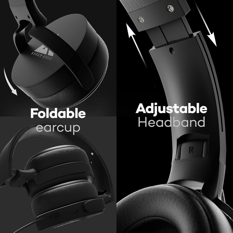 Boult Audio Bass Buds Q2 Lightweight Stereo Wired Over Ear Headphones Set with Mic with Deep Bass Boult Audio Bass Buds Q2 Lightweight Stereo Wired Over Ear Headphones Set with Mic with Deep Bass