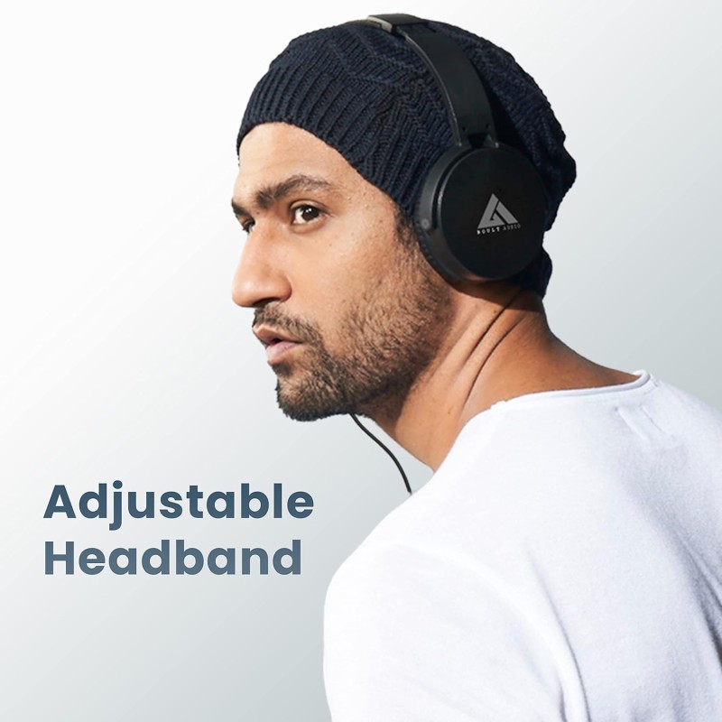 Boult Audio Bass Buds Q2 Lightweight Stereo Wired Over Ear Headphones Set with Mic with Deep Bass Boult Audio Bass Buds Q2 Lightweight Stereo Wired Over Ear Headphones Set with Mic with Deep Bass