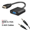 Live Tech HDMI to VGA with 1PC Audio Cable - (Black) Live Tech HDMI to VGA with 1PC Audio Cable - (Black)