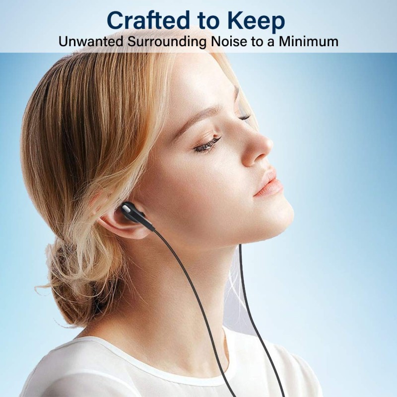 PTron Boom Lite Wired in Ear Earphones with Mic (Black) PTron Boom Lite Wired in Ear Earphones with Mic (Black)