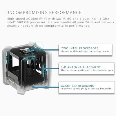 D-Link DIR-2680 WiFi Router Dual Band Wireless Internet Network for Home, MU-MIMO, Smart Security & Parental Control, Powered by Intel D-Link DIR-2680 WiFi Router Dual Band Wireless Internet Network for Home, MU-MIMO, Smart Security & Parental Control, Powered by Intel