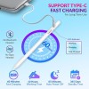 Tukzer Active Stylus Pen iPad Pencil | Palm Rejection, Tilt Sensor, High Precision White Tukzer Active Stylus Pen iPad Pencil | Palm Rejection, Tilt Sensor, High Precision White