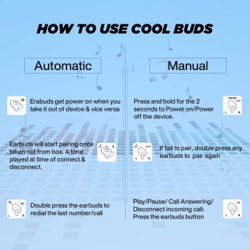 Coolpad Cool Bass Bluetooth Truly Wireless in Ear Earbuds with Mic (Blue) Coolpad Cool Bass Bluetooth Truly Wireless in Ear Earbuds with Mic (Blue)