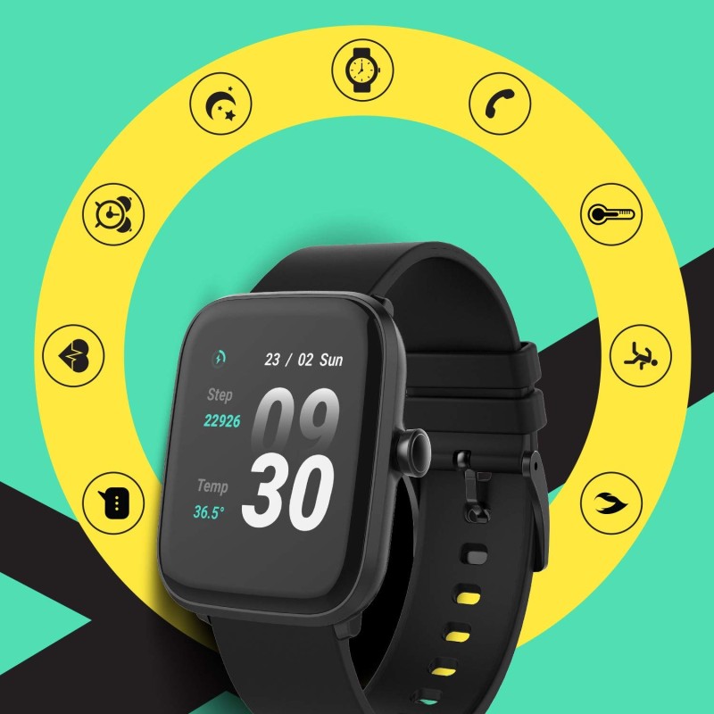 FLiX (Beetel S1 Bluetooth Smart Watch, IPX 68 Rated Water and Dust Resistant - (Black) FLiX (Beetel S1 Bluetooth Smart Watch, IPX 68 Rated Water and Dust Resistant - (Black)