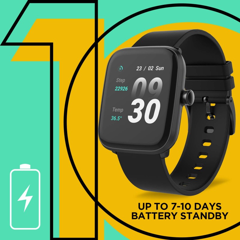 FLiX (Beetel S1 Bluetooth Smart Watch, IPX 68 Rated Water and Dust Resistant - (Black) FLiX (Beetel S1 Bluetooth Smart Watch, IPX 68 Rated Water and Dust Resistant - (Black)