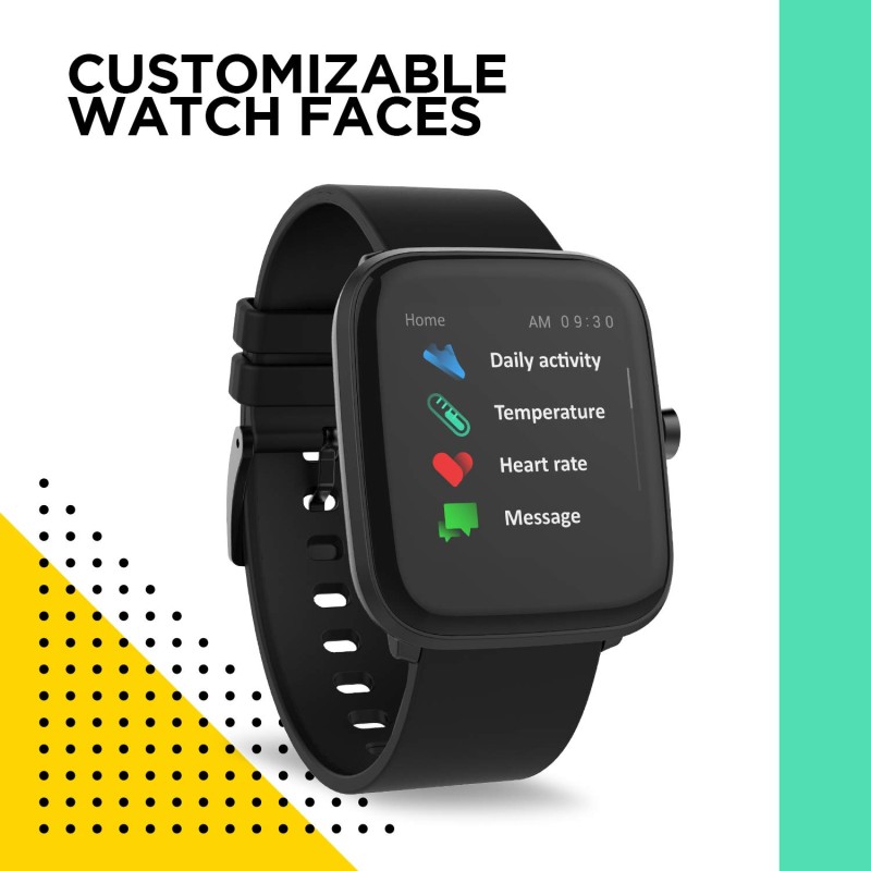FLiX (Beetel S1 Bluetooth Smart Watch, IPX 68 Rated Water and Dust Resistant - (Black) FLiX (Beetel S1 Bluetooth Smart Watch, IPX 68 Rated Water and Dust Resistant - (Black)