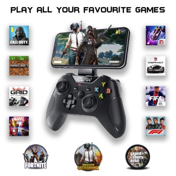 CLAW Shoot Bluetooth Mobile Gamepad Controller for Android Phones, Tablets & Windows PC, Laptops CLAW Shoot Bluetooth Mobile Gamepad Controller for Android Phones, Tablets & Windows PC, Laptops