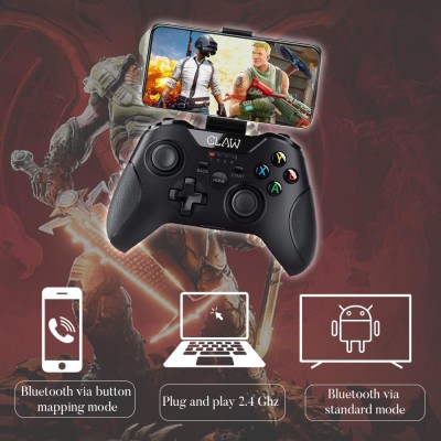 CLAW Shoot Bluetooth Mobile Gamepad Controller for Android Phones, Tablets & Windows PC, Laptops CLAW Shoot Bluetooth Mobile Gamepad Controller for Android Phones, Tablets & Windows PC, Laptops