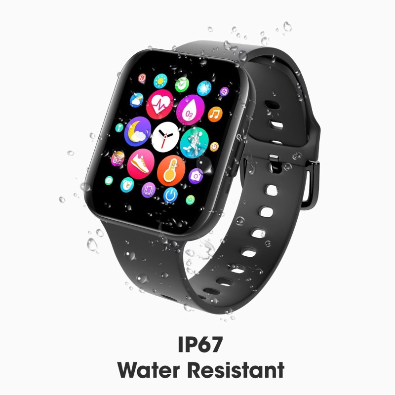 ZEBRONICS Zeb-Fit1220CH Smart Fitness Watch, 2.5D Curved Glass Full Touch Display ZEBRONICS Zeb-Fit1220CH Smart Fitness Watch, 2.5D Curved Glass Full Touch Display
