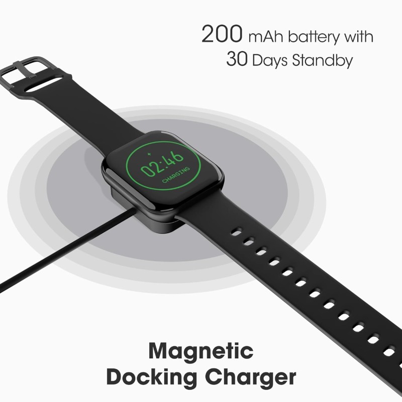 ZEBRONICS Zeb-Fit1220CH Smart Fitness Watch, 2.5D Curved Glass Full Touch Display ZEBRONICS Zeb-Fit1220CH Smart Fitness Watch, 2.5D Curved Glass Full Touch Display