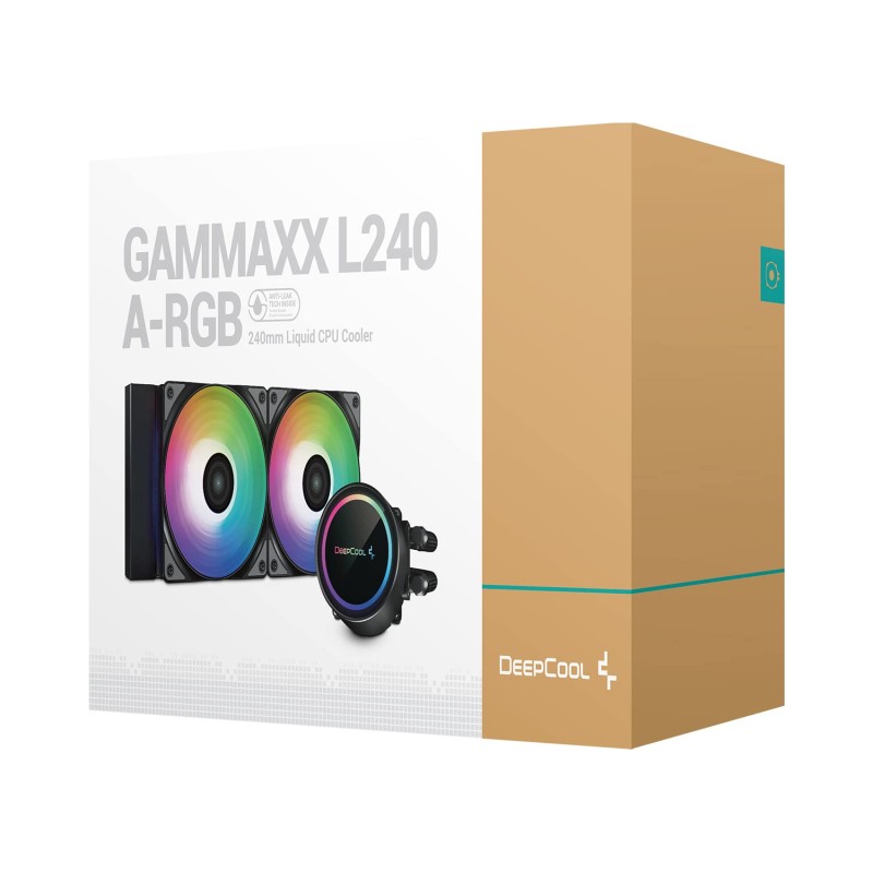 DEEPCOOL GAMMAXX L240 ARGB 240mm AIO Liquid CPU Cooler DEEPCOOL GAMMAXX L240 ARGB 240mm AIO Liquid CPU Cooler