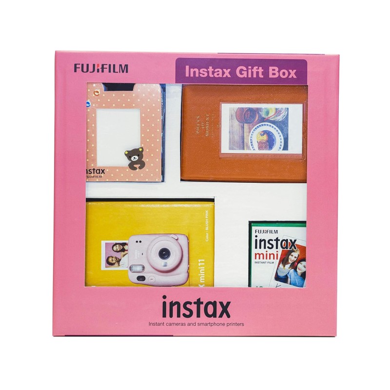 Fujifilm Instax Mini 11 Instant Camera (Sky Blue) Gift Box with 10 Shots Fujifilm Instax Mini 11 Instant Camera (Sky Blue) Gift Box with 10 Shots