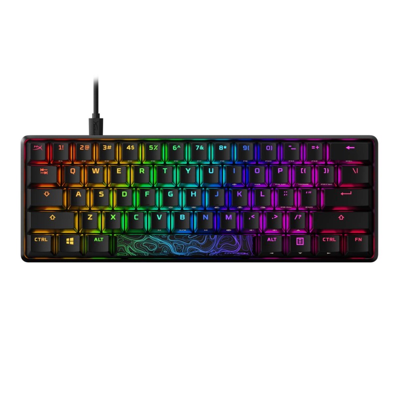 HyperX Alloy Origins 60 - USB-C Mechanical Gaming Keyboard - Ultra Compact 60% Form Factor - Red Switch HyperX Alloy Origins 60 - USB-C Mechanical Gaming Keyboard - Ultra Compact 60% Form Factor - Red Switch