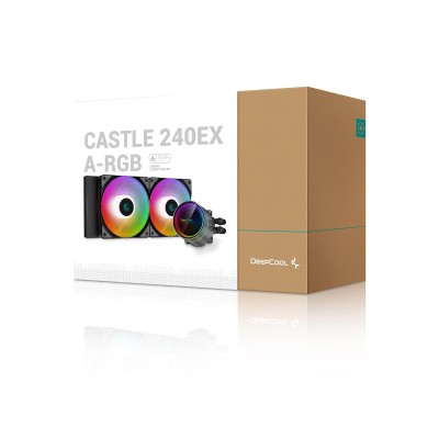 DEEPCOOL Castle 240 EX ARGB Addressable RGB LED CPU DEEPCOOL Castle 240 EX ARGB Addressable RGB LED CPU