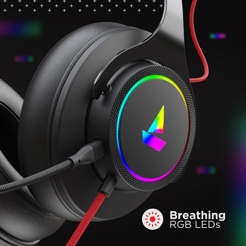 boAt Immortal IM1000D Dual Channel Gaming Wired Over Ear Headphones with mic - (Black Sabre) boAt Immortal IM1000D Dual Channel Gaming Wired Over Ear Headphones with mic - (Black Sabre)