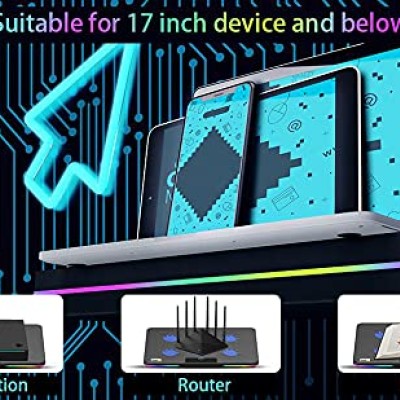Cosmic Byte Hydroid RGB Cooling Pad with 6 Fans Cosmic Byte Hydroid RGB Cooling Pad with 6 Fans