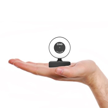 Zinq Technologies Full HD 1080P 2.1 Megapixel 30 FPS Auto Focus Webcam with Ring LED for Night Vision Zinq Technologies Full HD 1080P 2.1 Megapixel 30 FPS Auto Focus Webcam with Ring LED for Night Vision