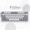 Redragon K617 Fizz 60% Wired RGB Gaming Keyboard, 61 Keys Compact Mechanical Keyboard w/White and Grey Color Keycaps Redragon K617 Fizz 60% Wired RGB Gaming Keyboard, 61 Keys Compact Mechanical Keyboard w/White and Grey Color Keycaps