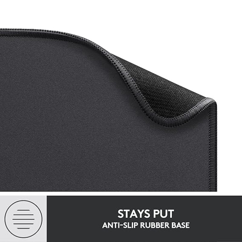 Logitech Mouse Pad - Studio Series, Computer Mouse Mat with Anti-Slip Rubber Base Logitech Mouse Pad - Studio Series, Computer Mouse Mat with Anti-Slip Rubber Base