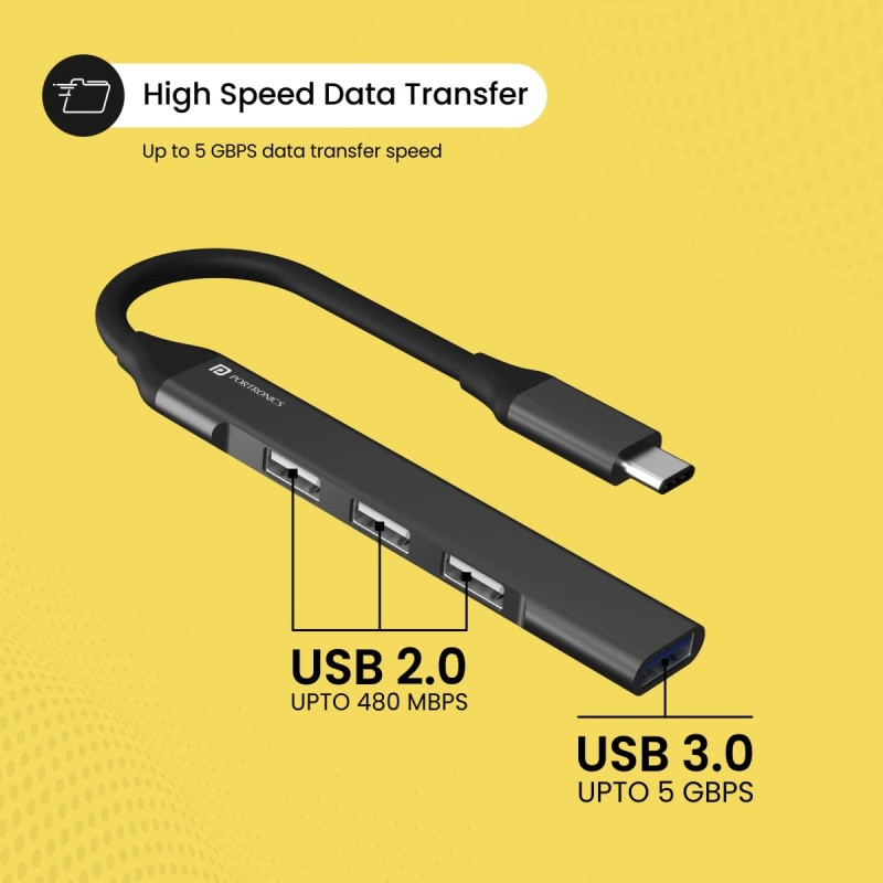 Portronics Mport 31C USB C Hub Portronics Mport 31C USB C Hub