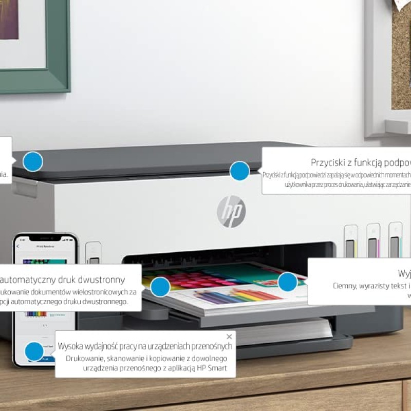 HP Smart Tank 670 All-in-One Printer, Wireless, Print, Copy, Scan,6UU48A,GRAY HP Smart Tank 670 All-in-One Printer, Wireless, Print, Copy, Scan,6UU48A,GRAY