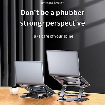 Dyazo Solid Height and Angle Adjustable Tabletop Laptop Riser/Laptop Stand